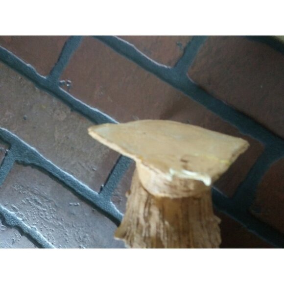 Antique/vintage Hand Carved Wood Figurine Girl w/Graduation cap flawed beige 11" - Picture 8 of 12